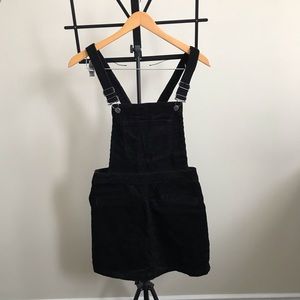 Black overall Jean skirt